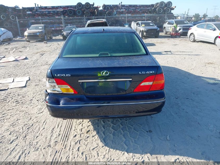 2001 Lexus Ls 430 VIN: JTHBN30F710047803 Lot: 43282774