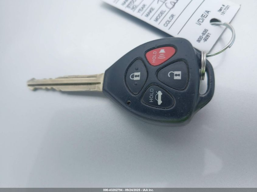 2009 Toyota Camry Xle VIN: 4T4BE46K89R123787 Lot: 43282794