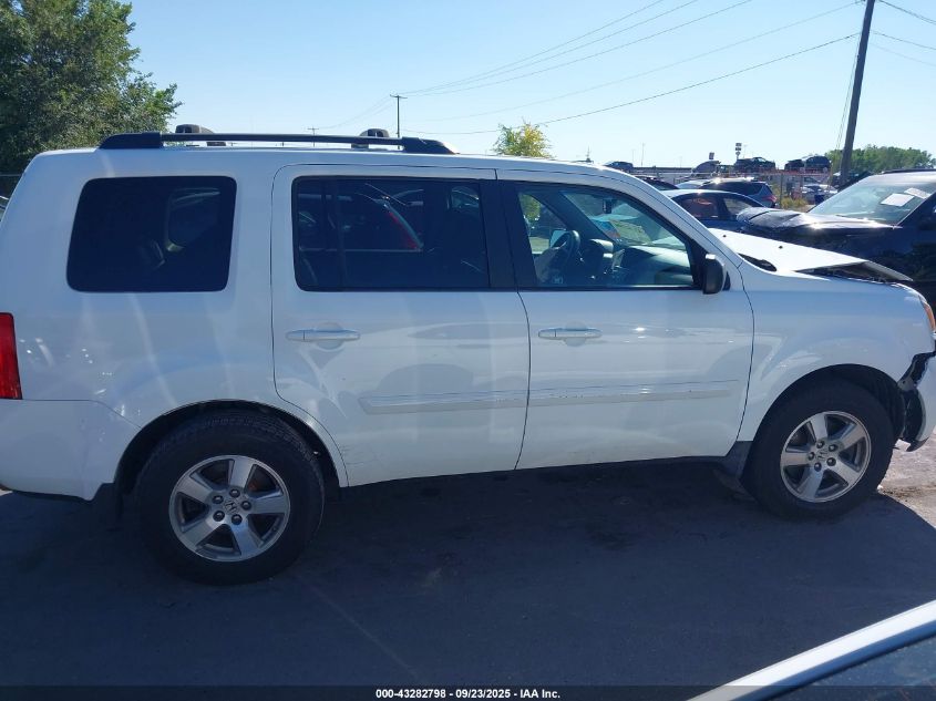 2010 Honda Pilot Ex-L VIN: 5FNYF4H55AB012978 Lot: 43282798