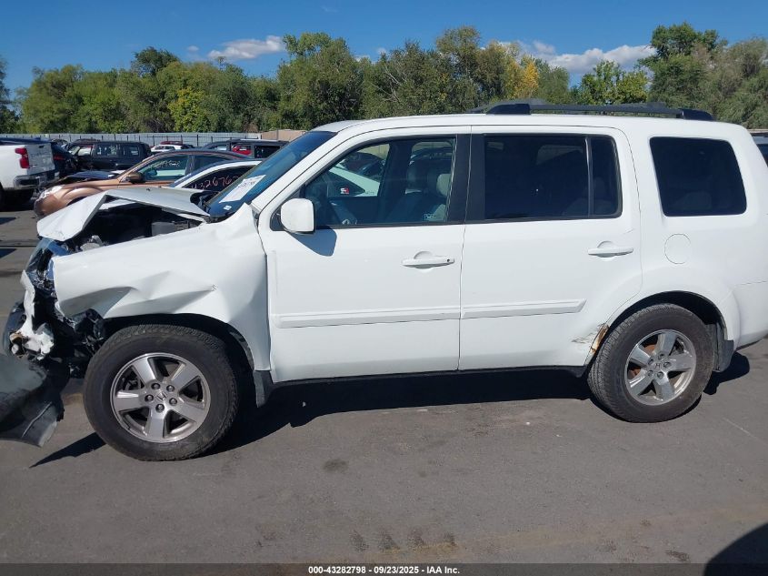 2010 Honda Pilot Ex-L VIN: 5FNYF4H55AB012978 Lot: 43282798