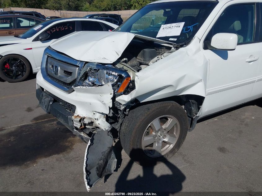 2010 Honda Pilot Ex-L VIN: 5FNYF4H55AB012978 Lot: 43282798