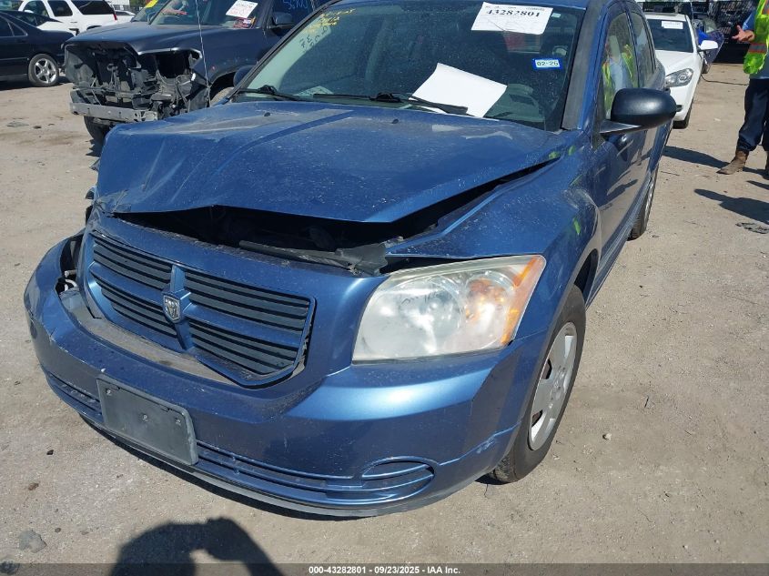 2007 Dodge Caliber VIN: 1B3HB28B07D270820 Lot: 43282801