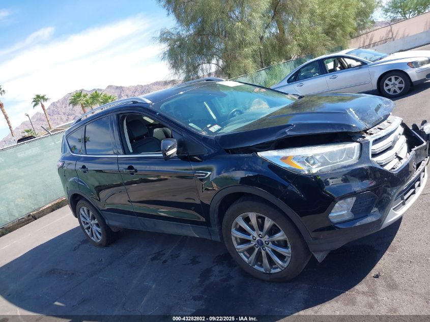 2017 Ford Escape Titanium VIN: 1FMCU9J99HUE62219 Lot: 43282802
