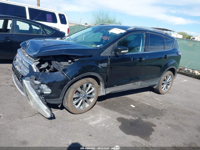 2017 Ford Escape Titanium VIN: 1FMCU9J99HUE62219 Lot: 43282802