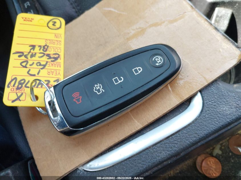 2017 Ford Escape Titanium VIN: 1FMCU9J99HUE62219 Lot: 43282802