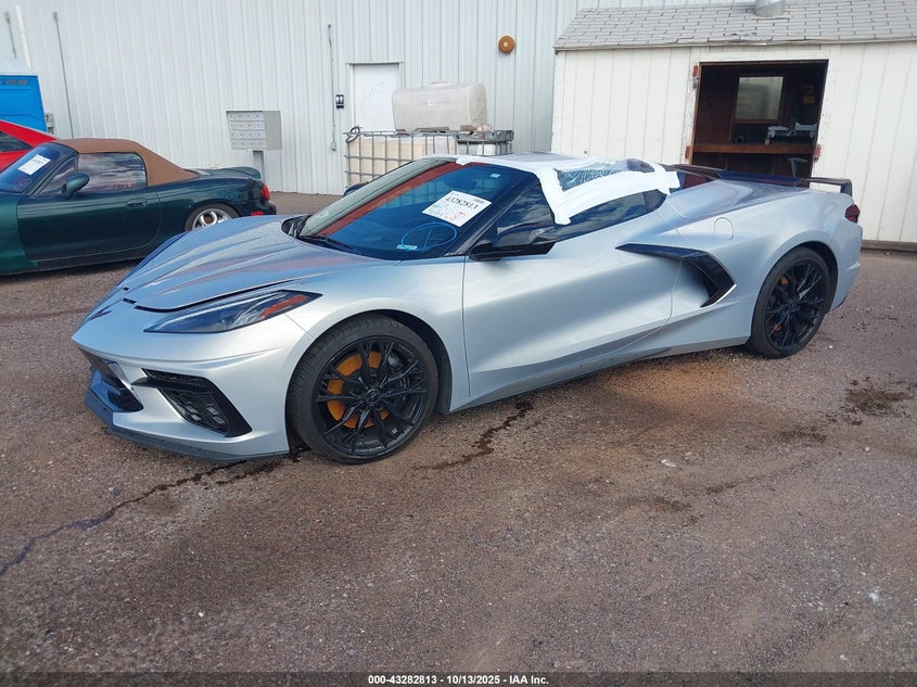 Vin: 1g1yb3d49p5119523, lot: 43777417, chevrolet corvette stingray rwd  2lt 20232