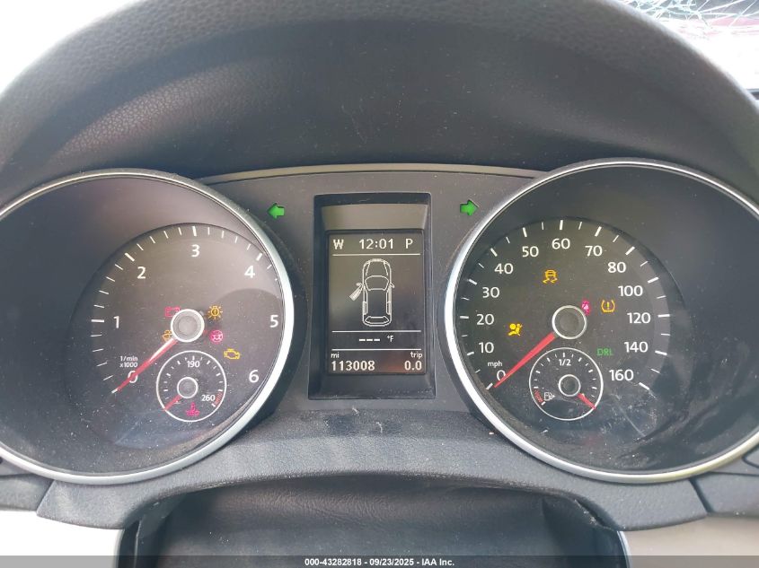 2013 Volkswagen Golf 2.0L Tdi 4-Door VIN: WVWDM7AJ9DW128309 Lot: 43282818