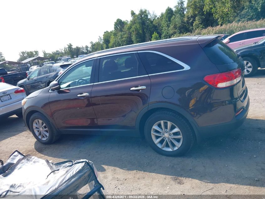 2016 Kia Sorento 3.3L Lx VIN: 5XYPG4A5XGG037458 Lot: 43282871