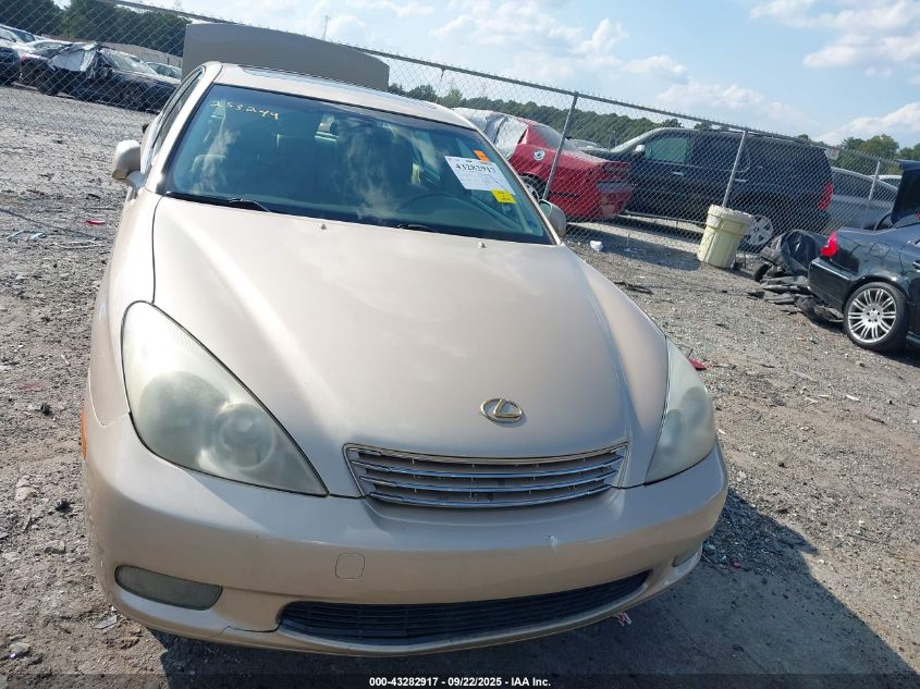 2004 Lexus Es 330 VIN: JTHBA30GX45029310 Lot: 43282917