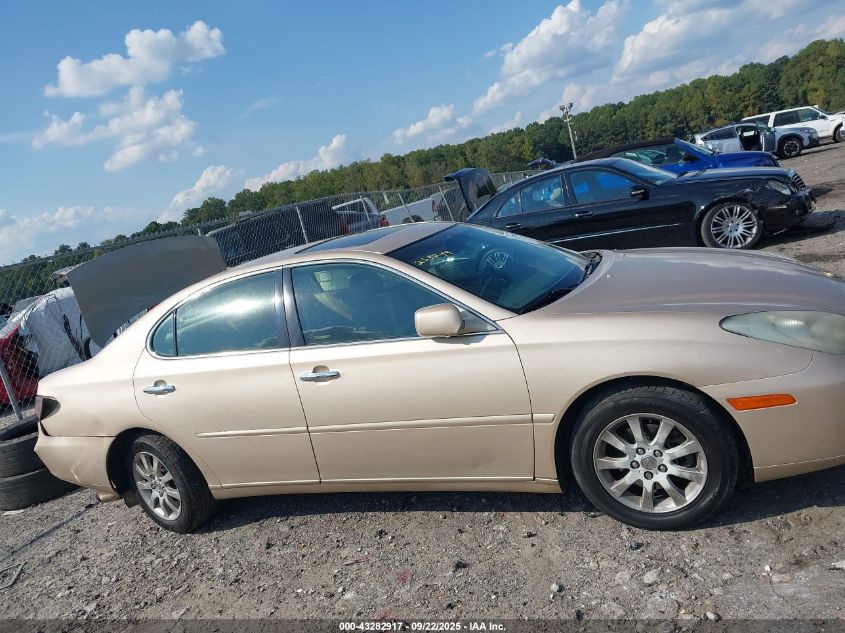 2004 Lexus Es 330 VIN: JTHBA30GX45029310 Lot: 43282917