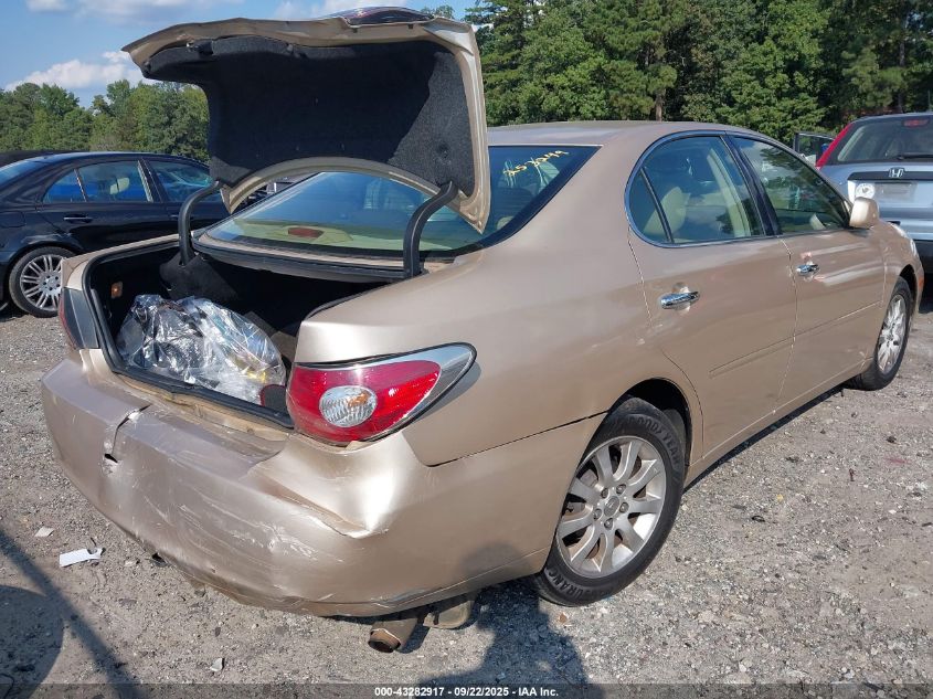 2004 Lexus Es 330 VIN: JTHBA30GX45029310 Lot: 43282917