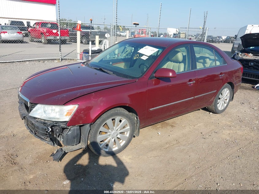 2009 Hyundai Sonata Limited brown sedan gasoline 5NPEU46C59H549034 photo #3