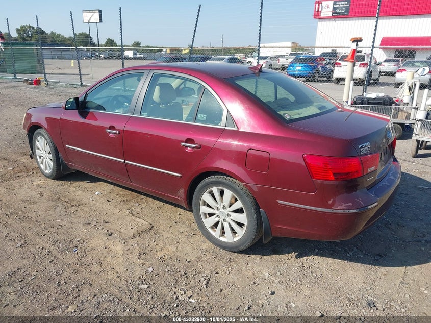 2009 Hyundai Sonata Limited brown sedan gasoline 5NPEU46C59H549034 photo #4