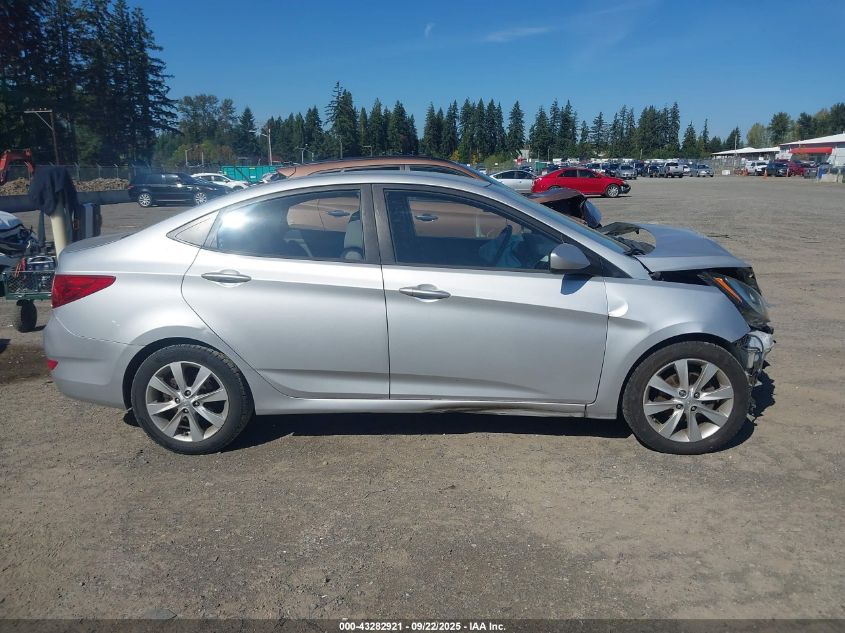 2012 Hyundai Accent Gls VIN: KMHCU4AE9CU086307 Lot: 43282921