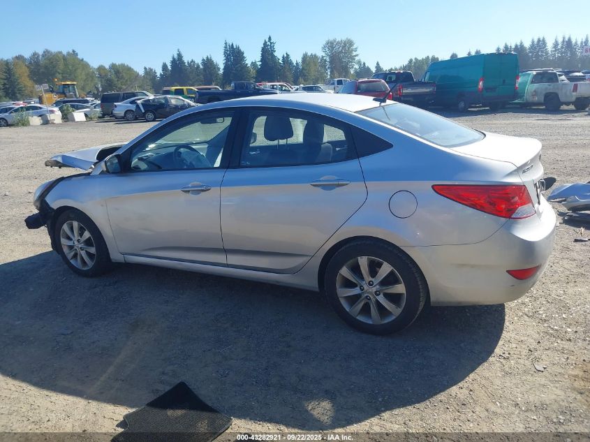 2012 Hyundai Accent Gls VIN: KMHCU4AE9CU086307 Lot: 43282921