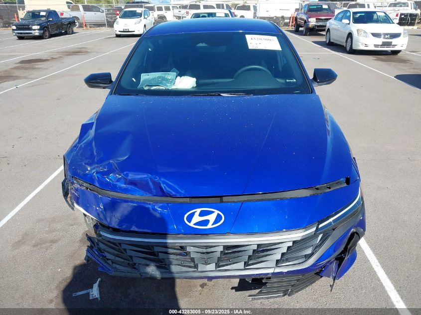 2025 Hyundai Elantra Sel Sport VIN: KMHLM4DG9SU868506 Lot: 43283005