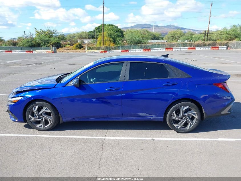 2025 Hyundai Elantra Sel Sport VIN: KMHLM4DG9SU868506 Lot: 43283005