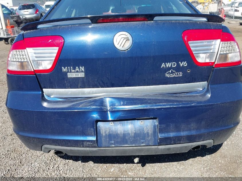 2007 Mercury Milan V6 Premier VIN: 3MEHM02137R635266 Lot: 43283017