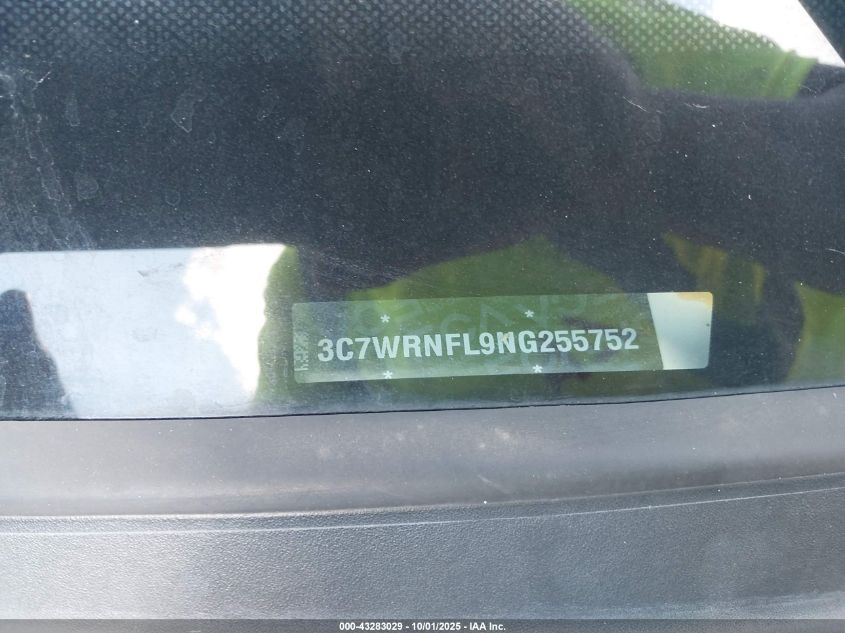 2022 Ram 5500 Chassis Tradesman/Slt/Laramie/Limited VIN: 3C7WRNFL9NG255752 Lot: 43283029