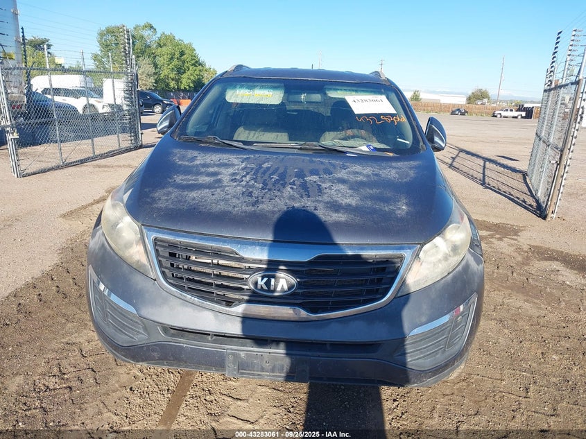 2011 Kia Sportage Lx VIN: KNDPBCA28B7084248 Lot: 43283061