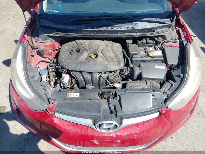 2016 Hyundai Elantra Se VIN: KMHDH4AE5GU581201 Lot: 43283066