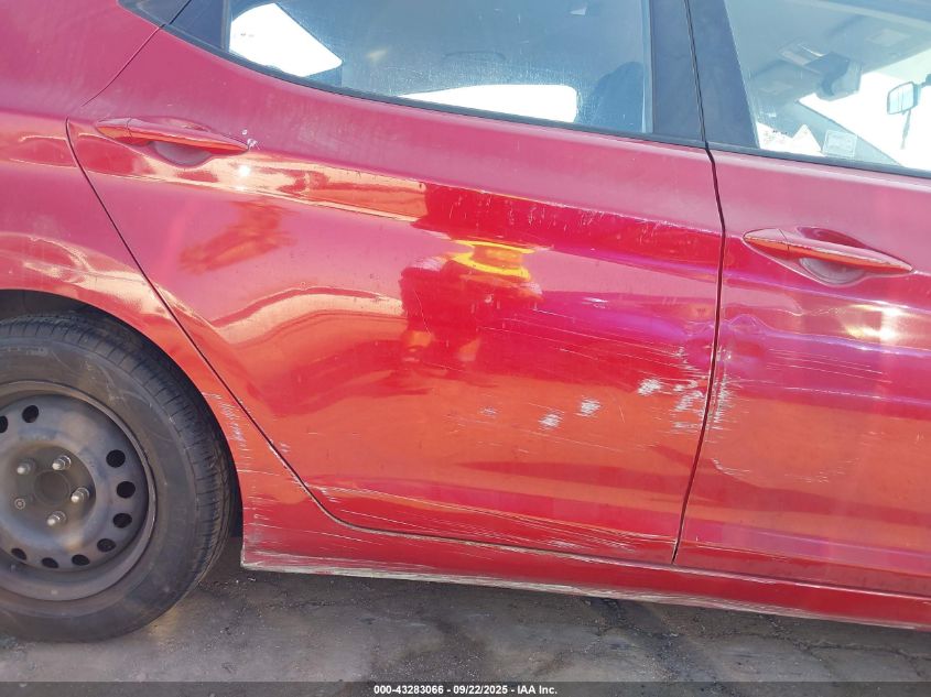 2016 Hyundai Elantra Se VIN: KMHDH4AE5GU581201 Lot: 43283066