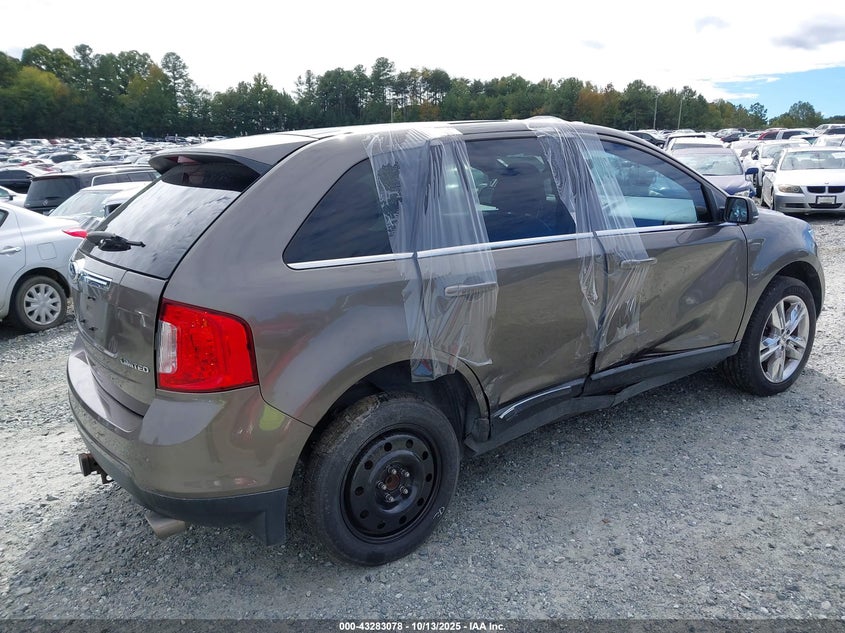 Vin: 2fmdk3kc5ebb35433, lot: 43777682, ford edge limited 20144