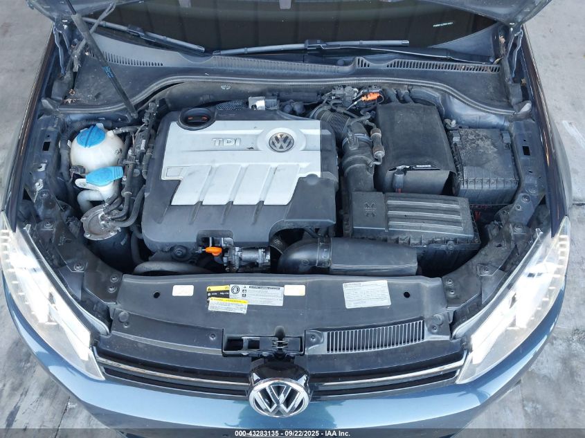 2013 Volkswagen Golf 2.0L Tdi 4-Door VIN: WVWDM7AJ7DW109001 Lot: 43283135