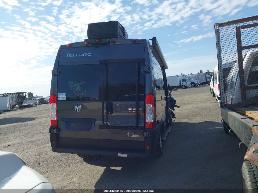 2021 Ram Promaster 3500 Window Van High Roof 159 Wb Ext VIN: 3C6MRVUG3ME590422 Lot: 43283155