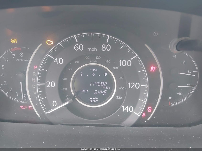 2014 Honda Cr-V Ex-L VIN: 5J6RM4H7XEL038968 Lot: 43283166