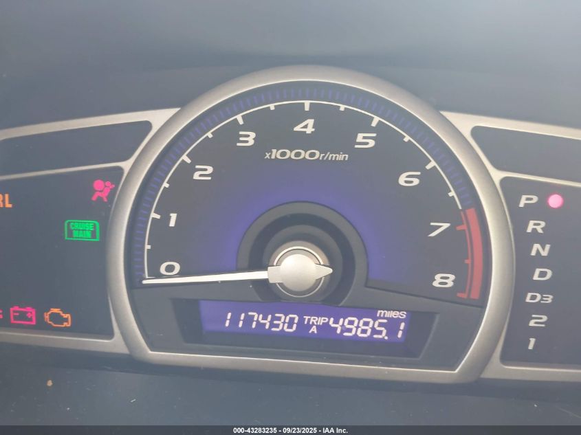 2009 Honda Civic Lx-S VIN: 2HGFA166X9H322650 Lot: 43283235