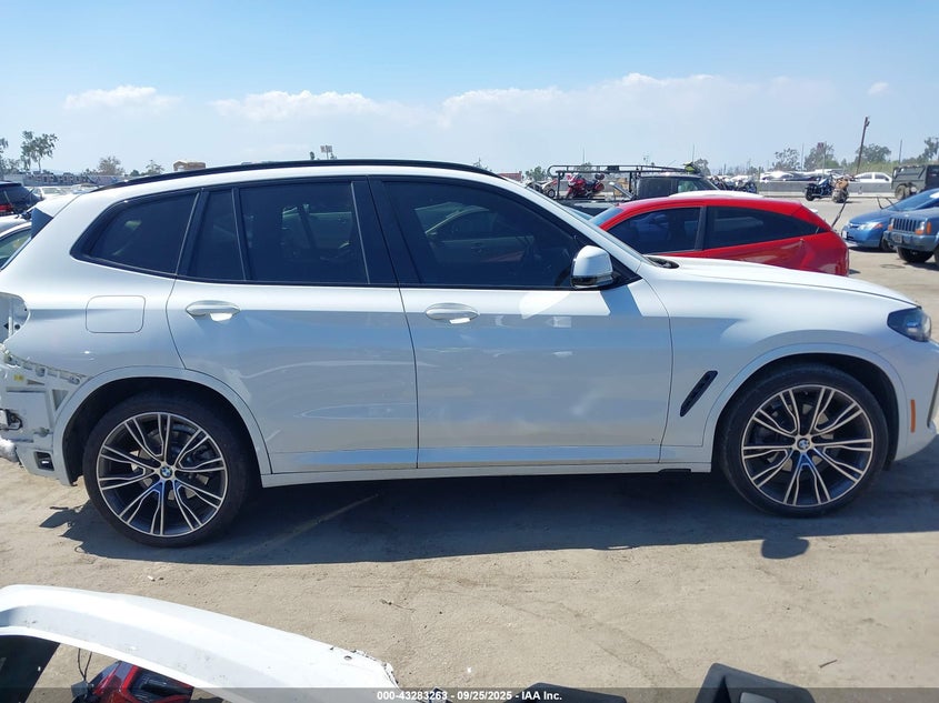 2022 BMW X3 SDRIVE30I - 5UX43DP06N9L16249