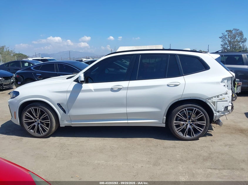 2022 BMW X3 SDRIVE30I - 5UX43DP06N9L16249