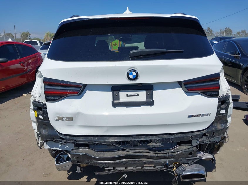 2022 BMW X3 SDRIVE30I - 5UX43DP06N9L16249