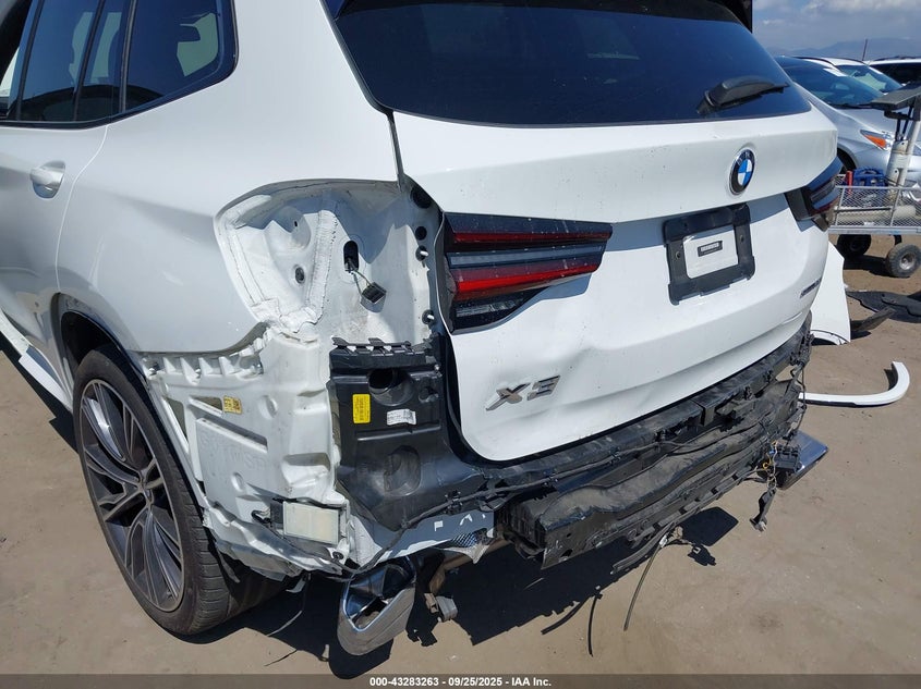 2022 BMW X3 SDRIVE30I - 5UX43DP06N9L16249