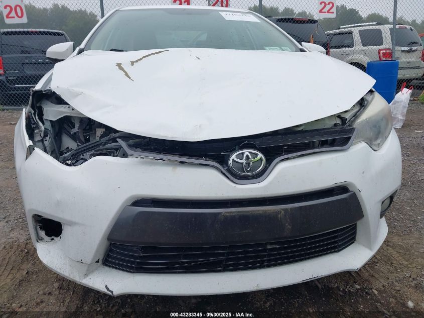 2015 Toyota Corolla Le Plus VIN: 2T1BURHE3FC286071 Lot: 43283345