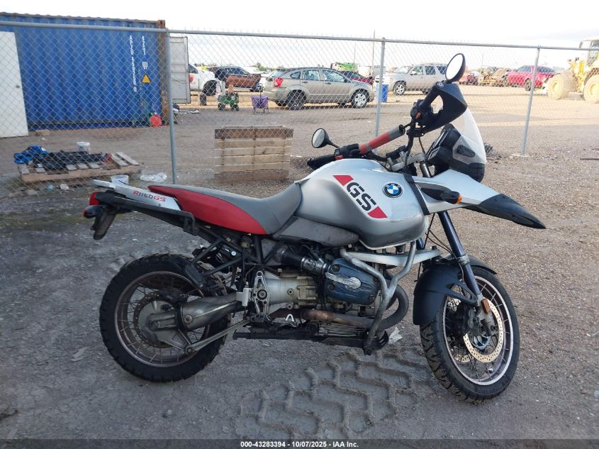 2004 BMW R1150 Gs Adventure VIN: WB10492A24ZH31822 Lot: 43283394