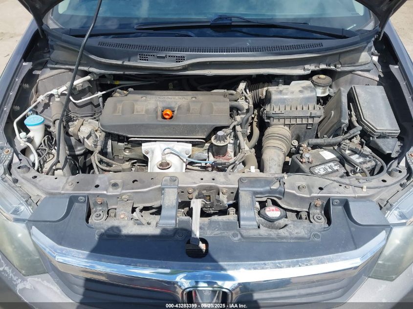 2012 Honda Civic Ex VIN: 19XFB2F8XCE326803 Lot: 43283399