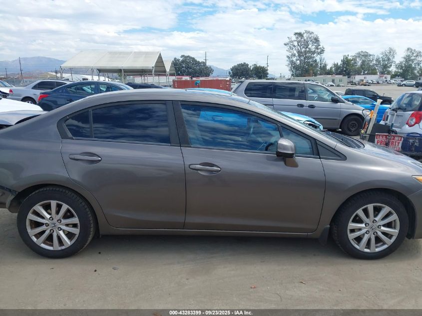 2012 Honda Civic Ex VIN: 19XFB2F8XCE326803 Lot: 43283399