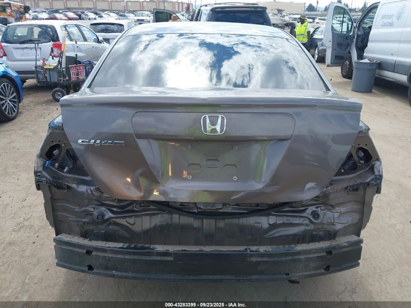 2012 Honda Civic Ex VIN: 19XFB2F8XCE326803 Lot: 43283399