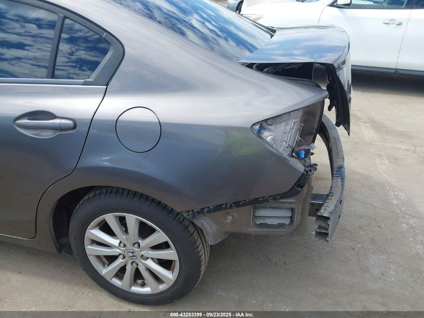 2012 Honda Civic Ex VIN: 19XFB2F8XCE326803 Lot: 43283399