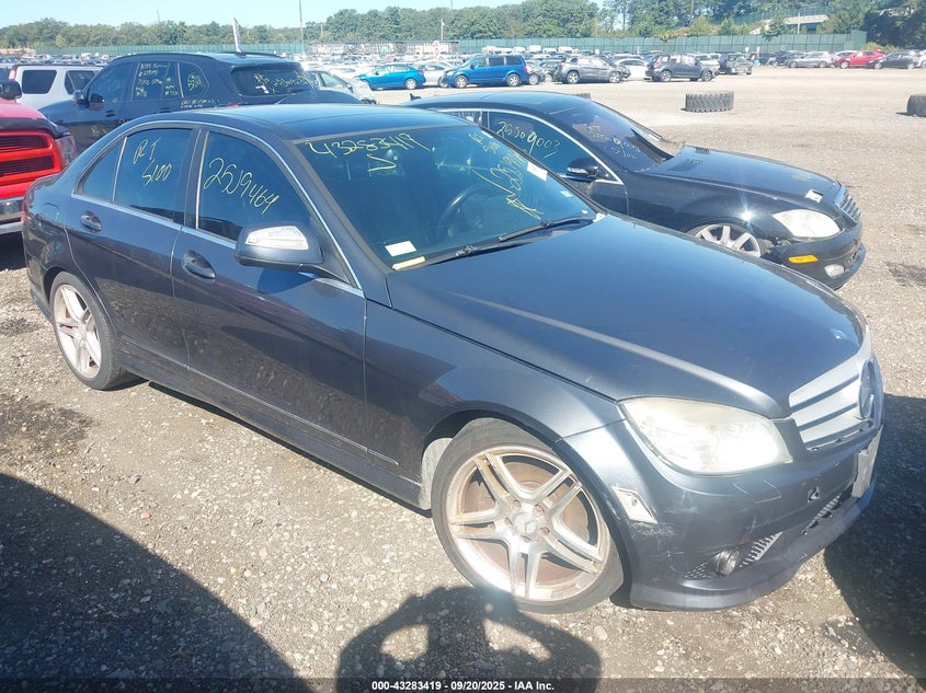 2009 Mercedes-Benz C 350 Sport grey sedan gasoline WDDGF56X19F226269 photo #1