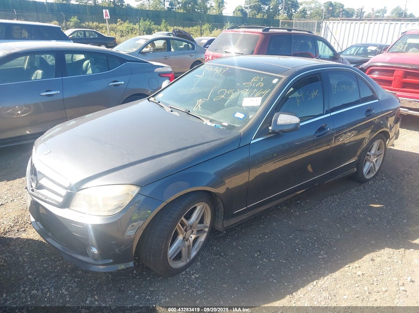 2009 Mercedes-Benz C 350 Sport grey sedan gasoline WDDGF56X19F226269 photo #3