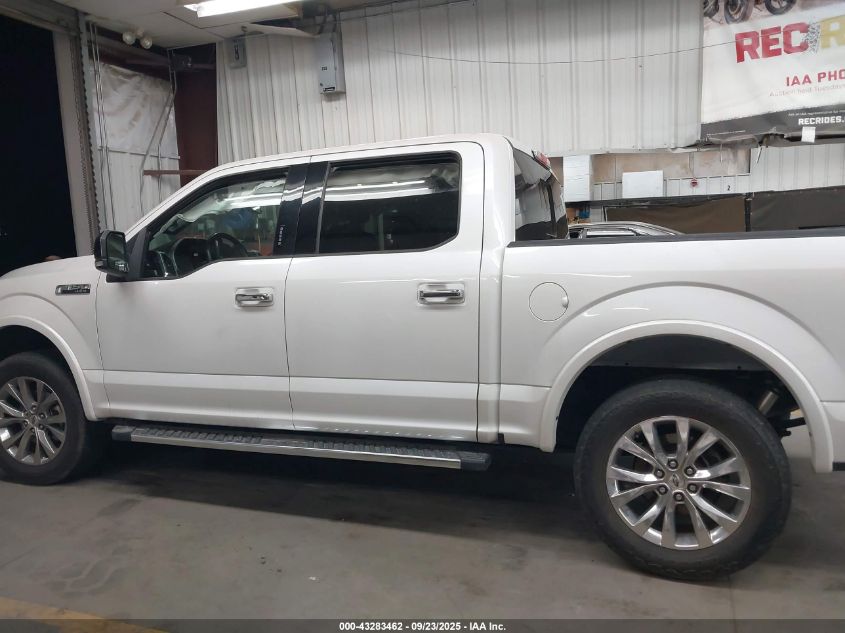 2017 Ford F-150 Lariat VIN: 1FTEW1EF5HKC99573 Lot: 43283462