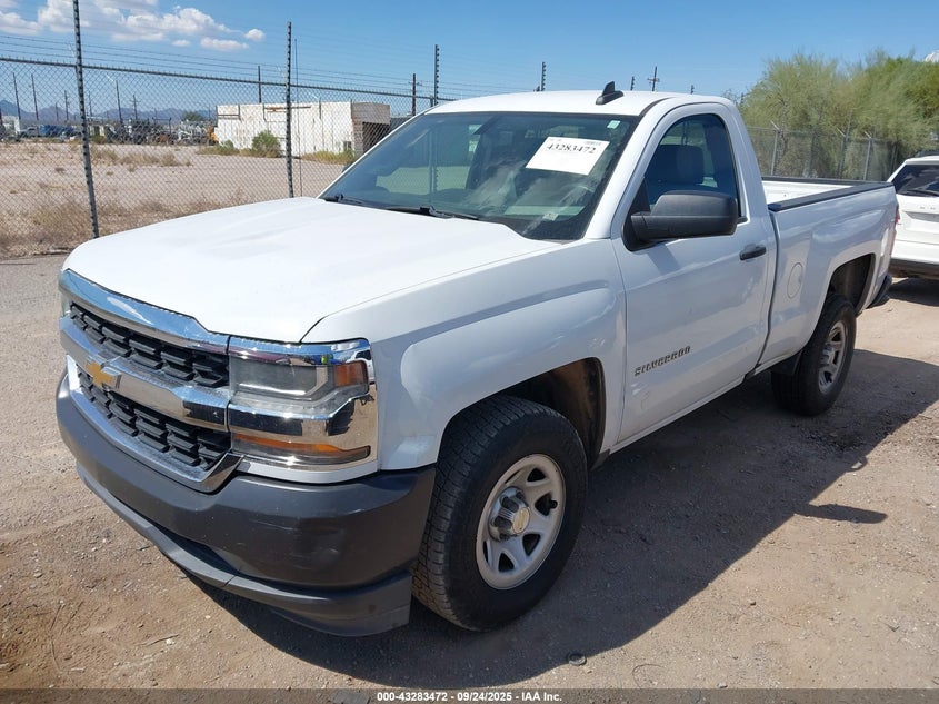 2016 CHEVROLET SILVERADO 1500 WT - 1GCNCNEH7GZ228429
