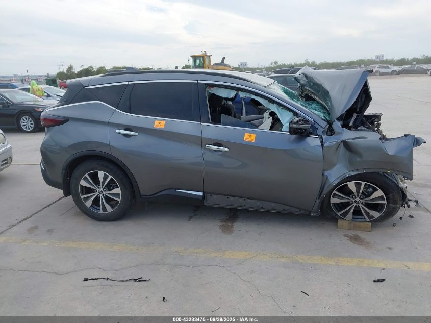 2021 Nissan Murano Sv Fwd VIN: 5N1AZ2BJ0MC138908 Lot: 43283475
