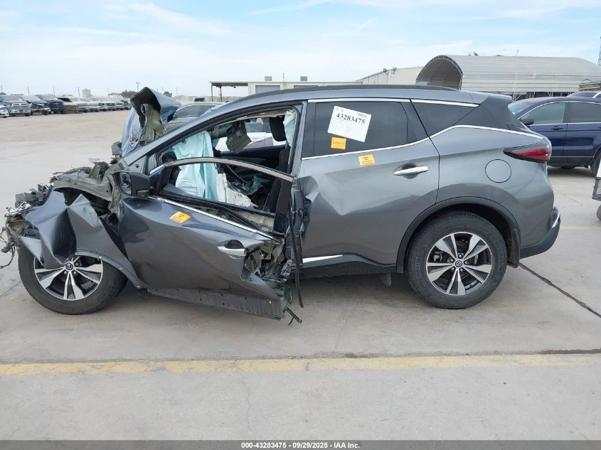 2021 Nissan Murano Sv Fwd VIN: 5N1AZ2BJ0MC138908 Lot: 43283475