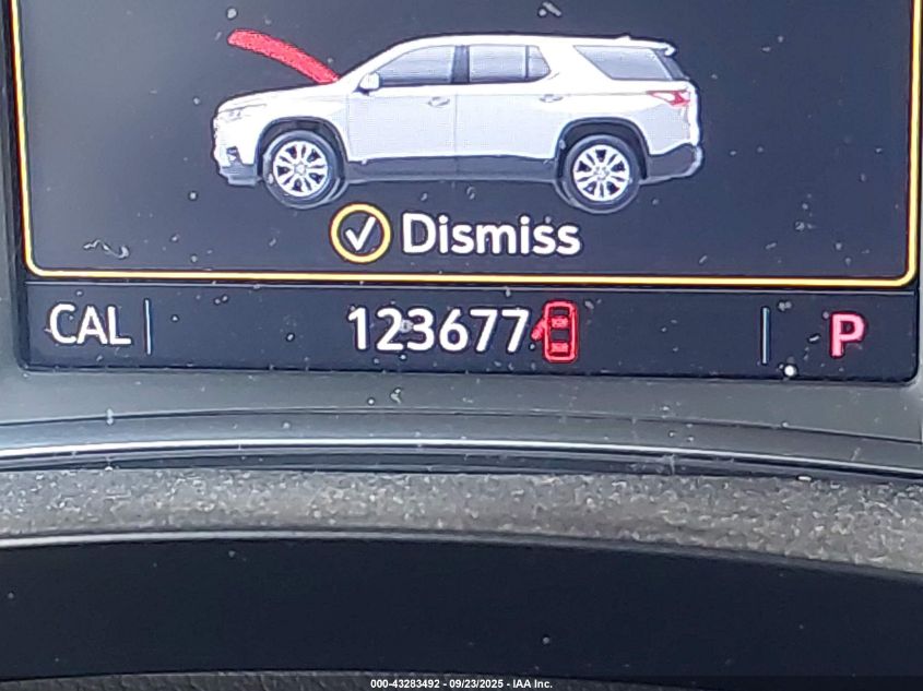 2020 Chevrolet Traverse Awd Lt Cloth VIN: 1GNEVGKW3LJ133522 Lot: 43283492