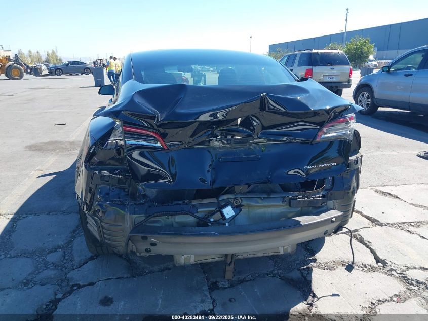 2022 Tesla Model 3 Long Range Dual Motor All-Wheel Drive VIN: 5YJ3E1EB9NF297289 Lot: 43283494