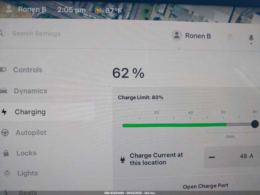 2022 Tesla Model 3 Long Range Dual Motor All-Wheel Drive VIN: 5YJ3E1EB9NF297289 Lot: 43283494